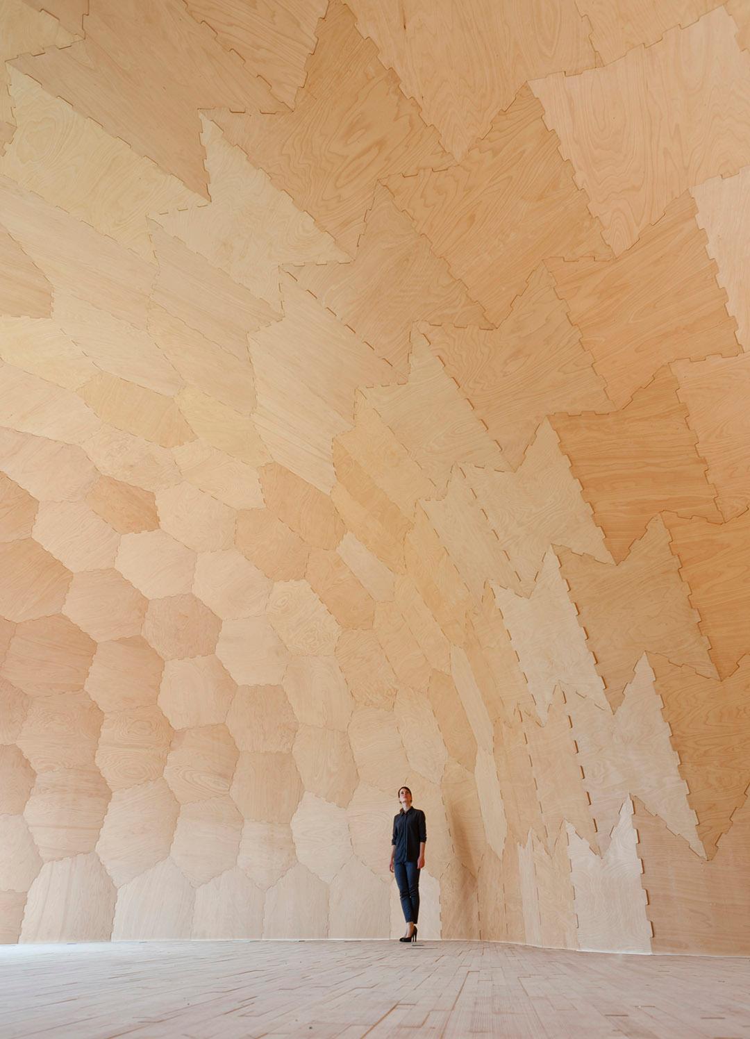 國外裝配的輕型木殼展覽館展廳設計圖1 國外裝配的輕型木殼展覽館展廳設計圖1